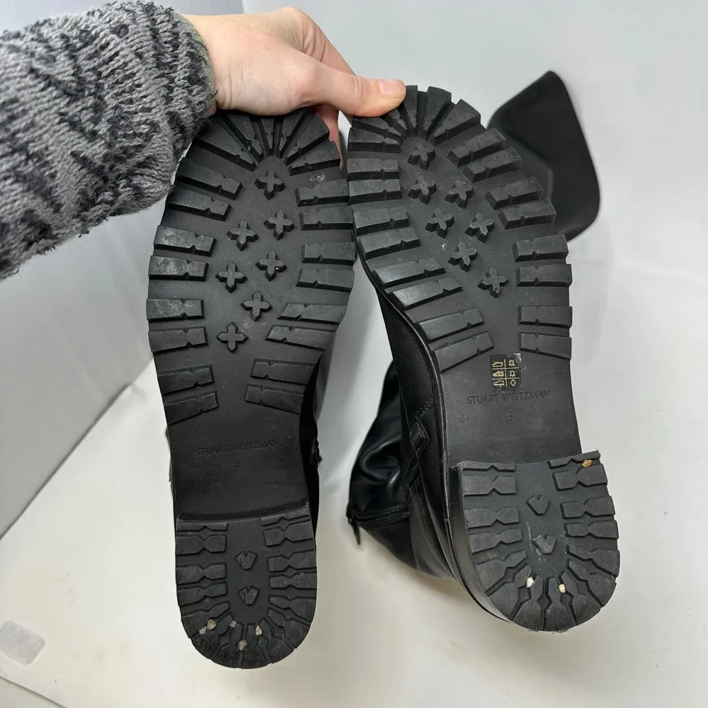 Stuart Weitzman Over the Knee‎ Leather Boots S1730 Size 8